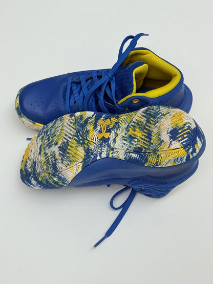Under Armour Blue Basketball Shoes Size 2Y