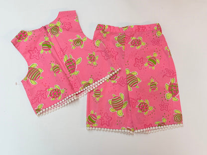 Jillian's Closet Turtle Print Set 12M