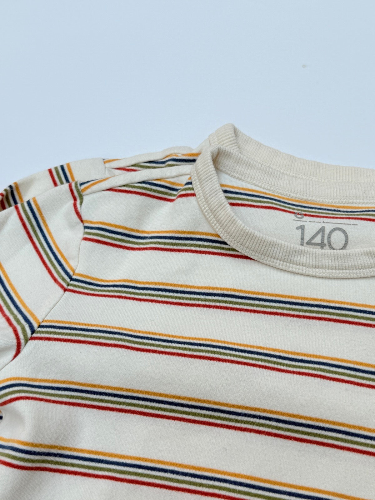 Giordano Junior Striped Long Sleeve T-Shirt Size 10