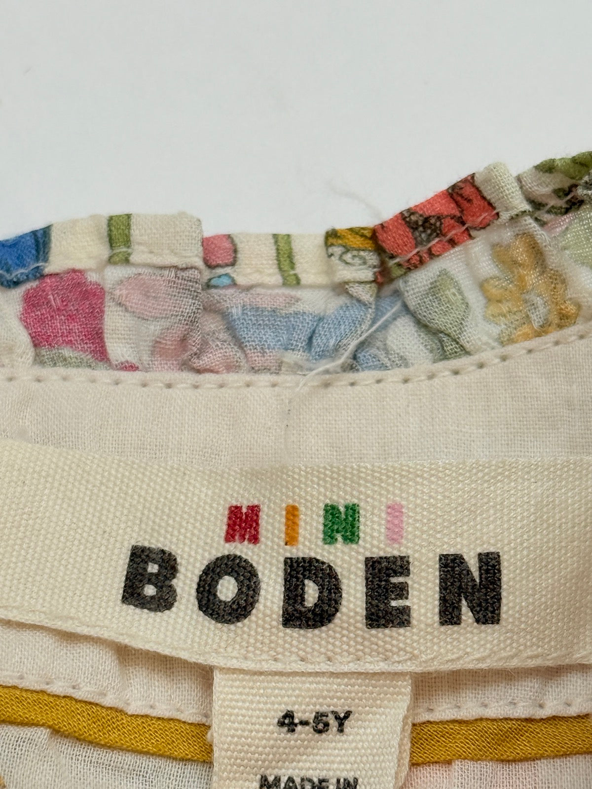 Mini Boden Fairy Floral Smocked Dress 4-5Y