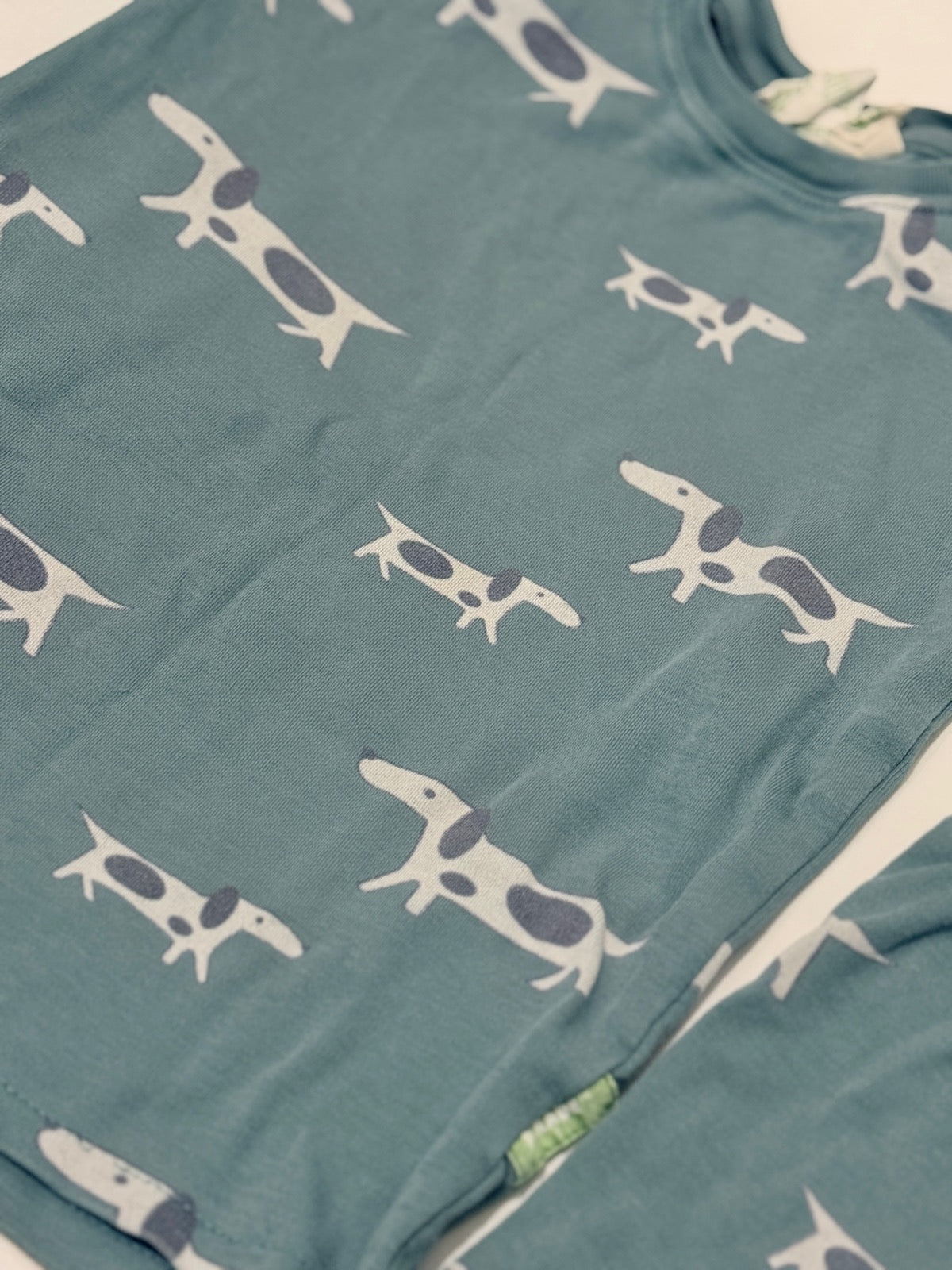 Parade Organics Dog Print Pajama Set 3/4