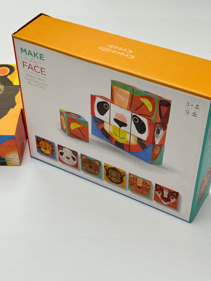 Crocodile Creek Make a Face Blocks