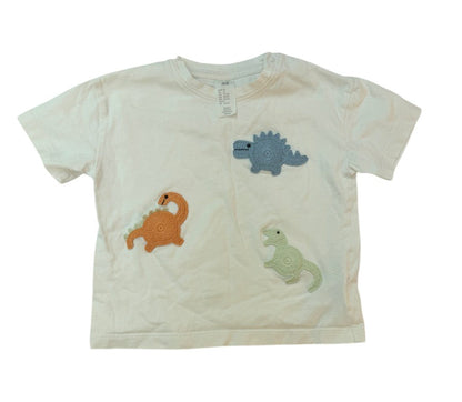 H&M Dinosaur Appliqué T-Shirt Size 2T