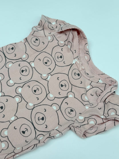Carter's Pink Bear Print Bodysuit 3M