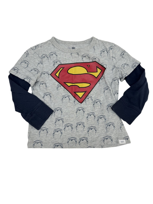 Baby Gap DC Superman Long Sleeve Tee 3T