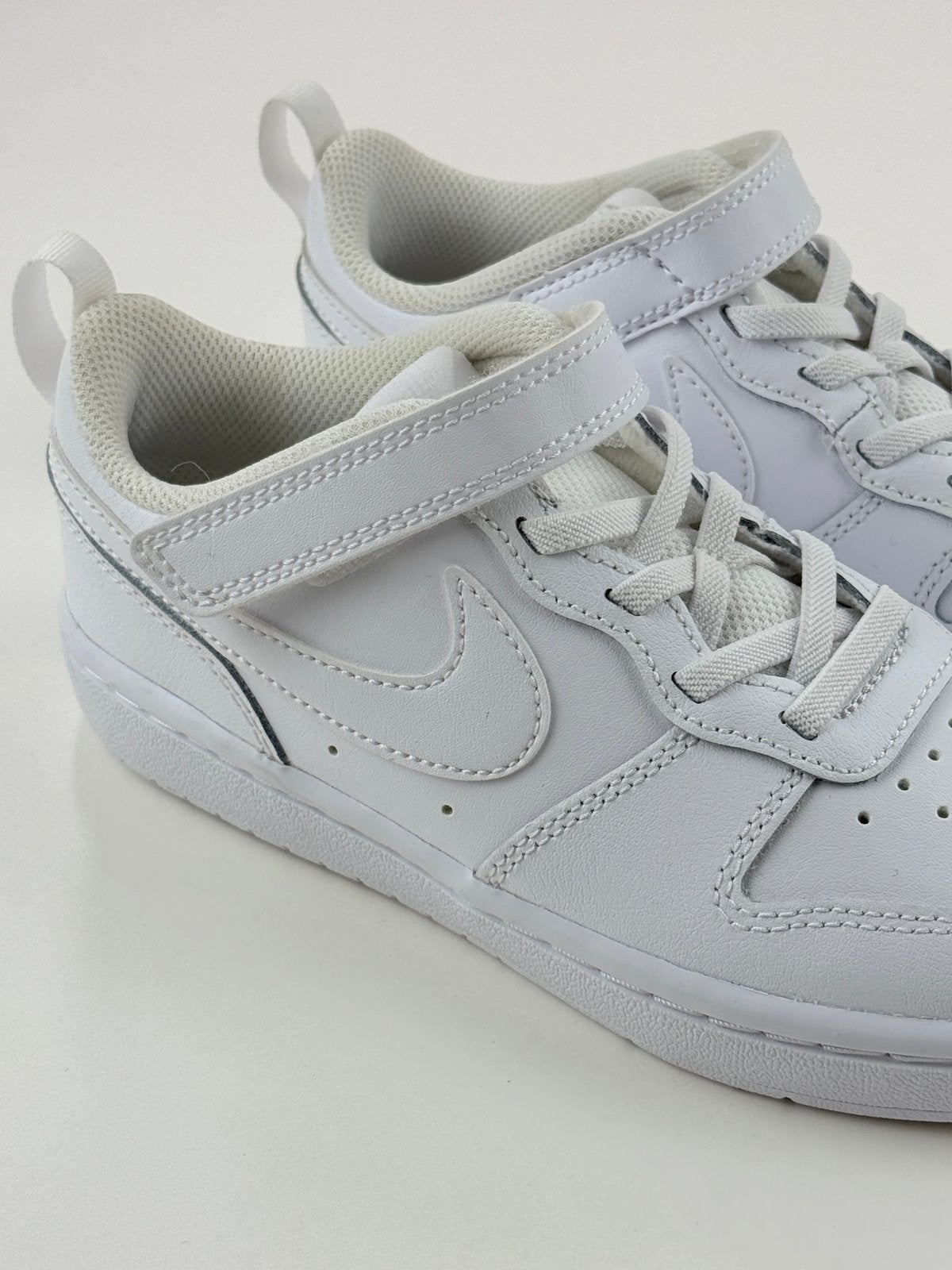 Nike Court Borough Low White Sneakers Size 1.5Y
