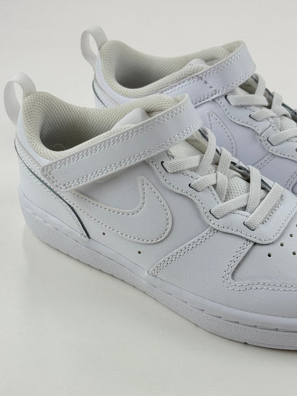 Nike Court Borough Low White Sneakers Size 1.5Y