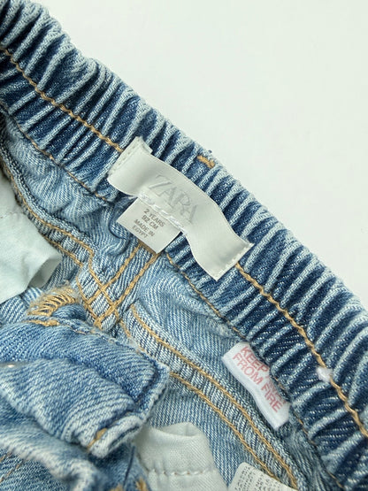 Zara Light Wash Barrel Jeans 2T