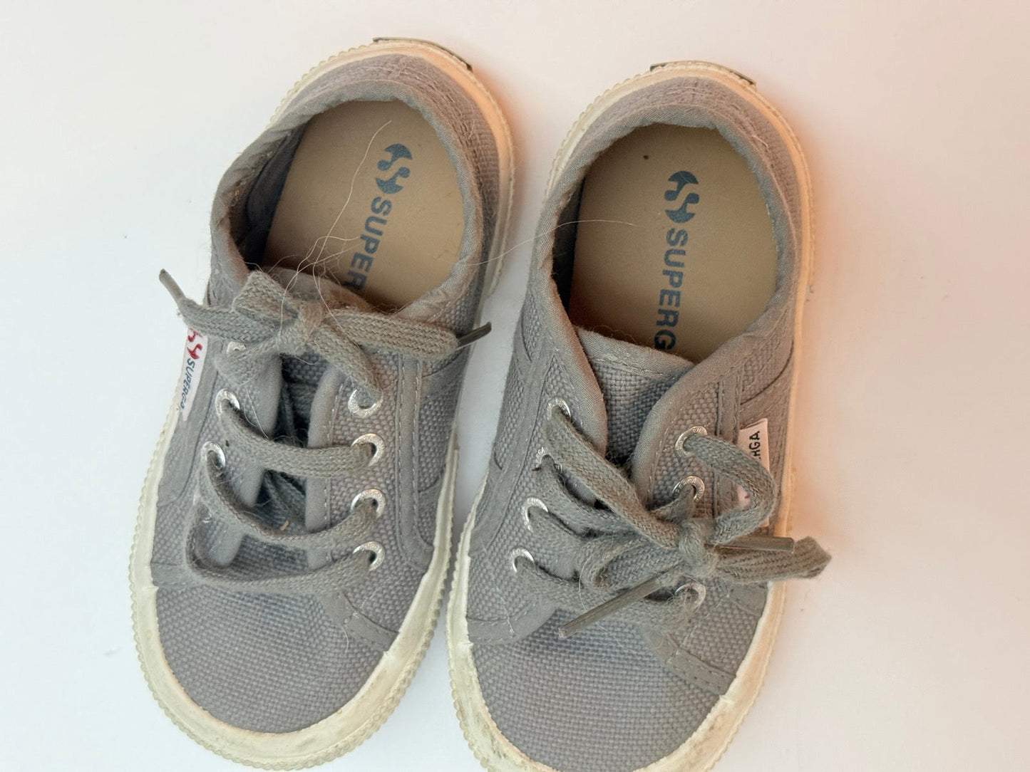 Superga 2750 Gray Canvas Sneakers EU 26