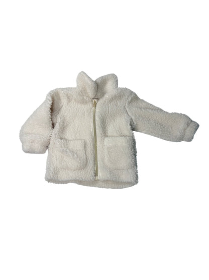 H&M Cream Sherpa Fleece Jacket 6-9M