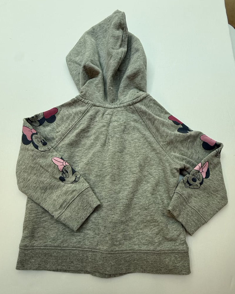 Baby Gap Disney Minnie Mouse Zip Hoodie 2T