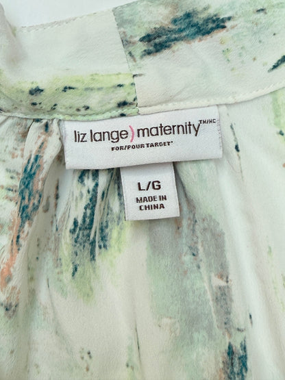 Liz Lange Maternity Abstract Print Dress L