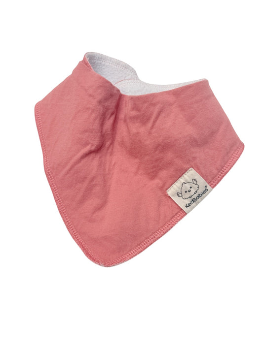 KeaBabies Pink Bandana Baby Bib