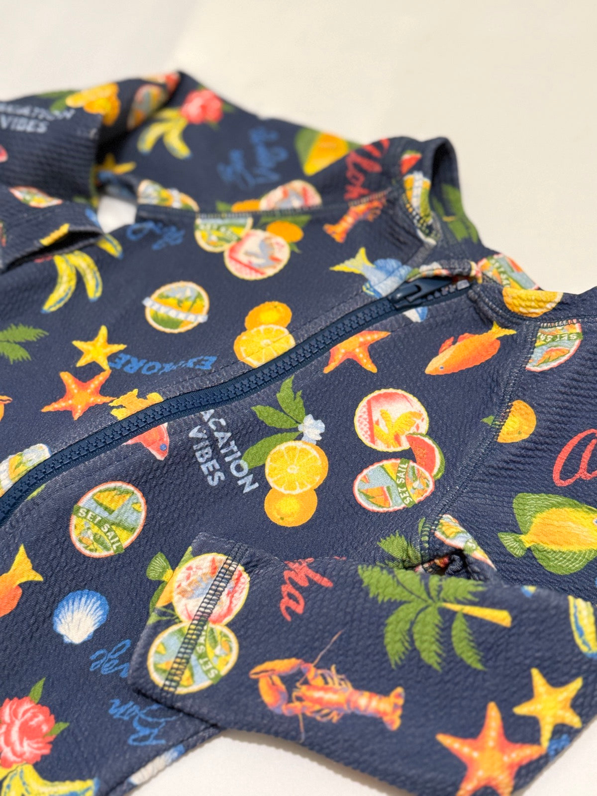 Old Navy Vacation Vibes Swimsuit Romper 12-18M