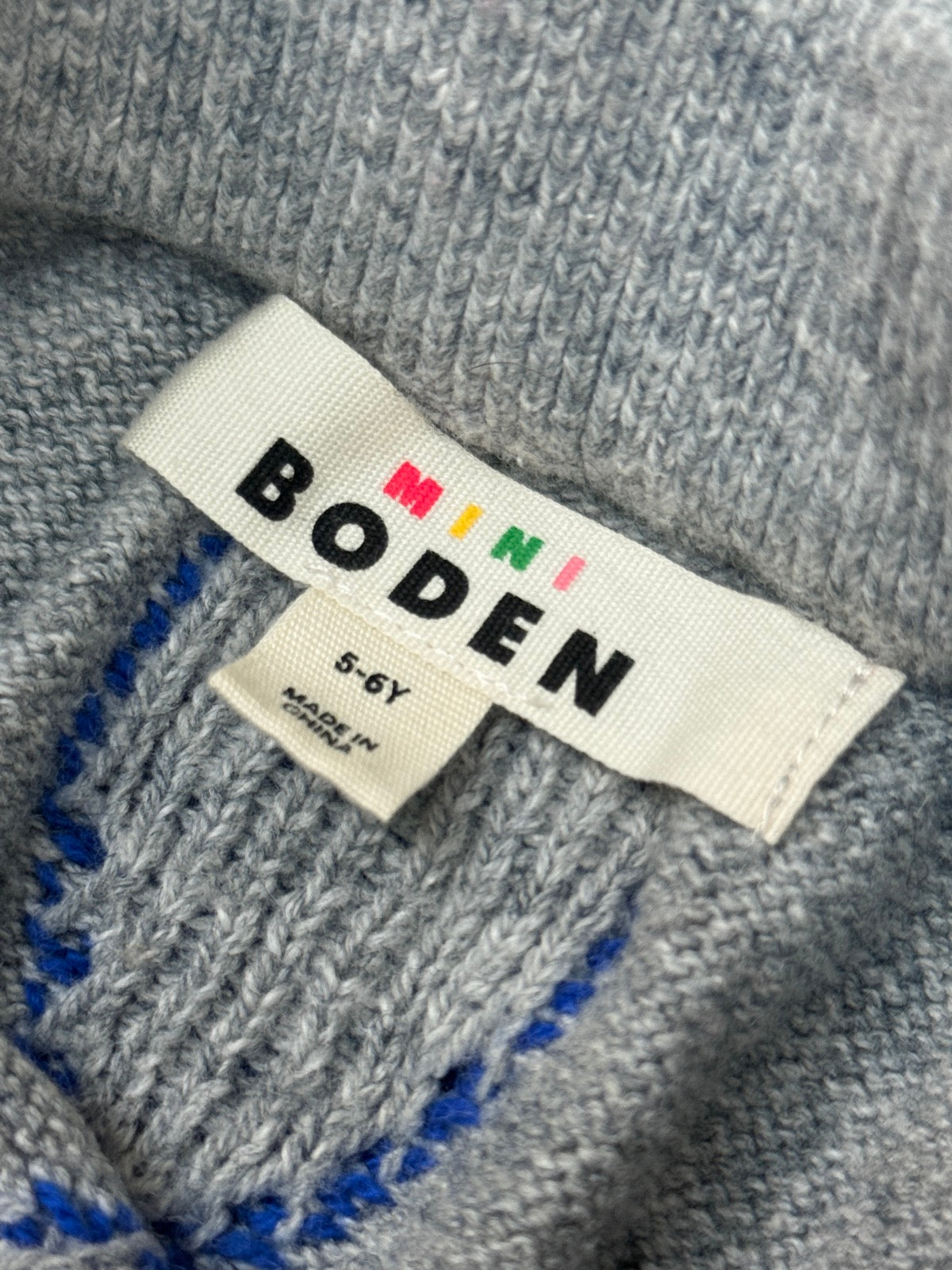 Mini Boden Heart Knit Skirt Girls 5-6Y