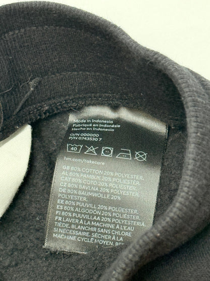 *NO SIZE H&M Black Fleece Jogger Sweatpants Kids