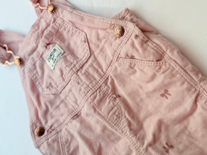 OshKosh B'gosh Pink Corduroy Overalls 6m