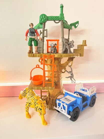 World of Animals Safari Jungle Playset Toy Set