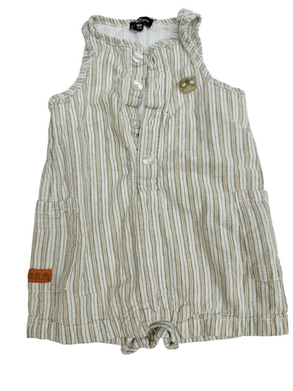 Sergent Major Striped Romper 9M