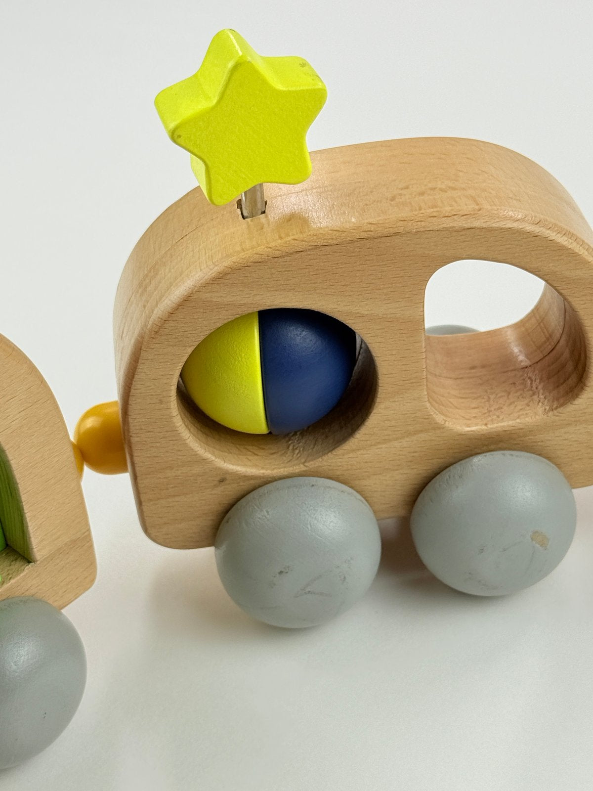 Wooden Camper Train Sensory Toy Set