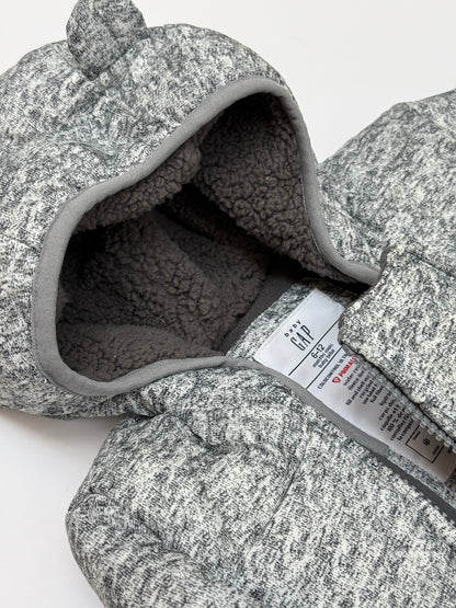 Baby Gap Gray Bear Hood Snowsuit 6-12M