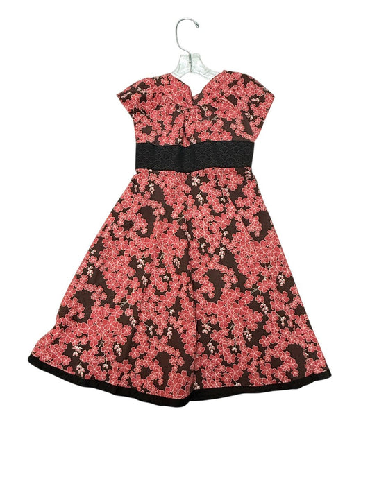 Redfish Kids Floral Cherry Blossom Dress Size 4