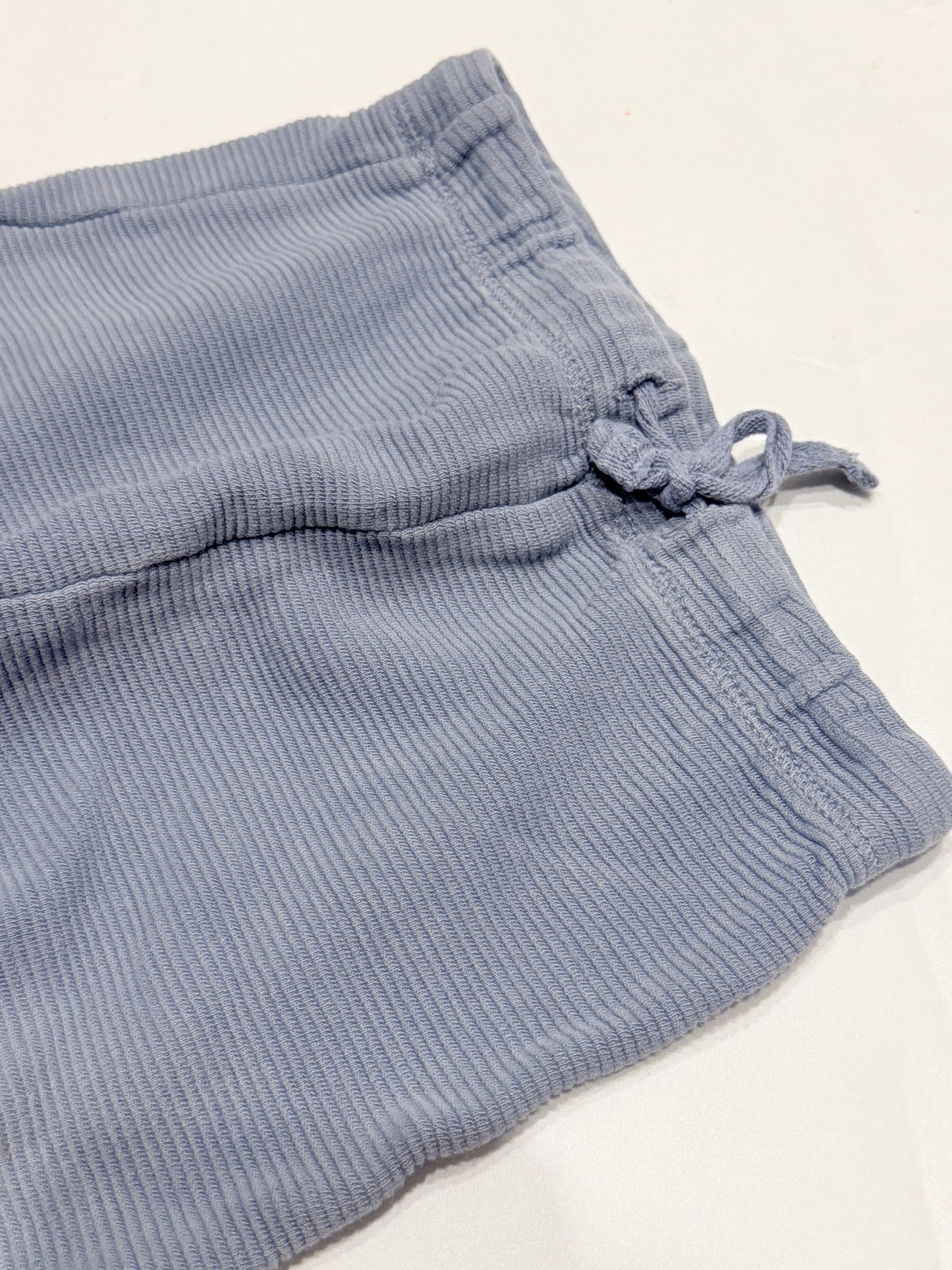 H&M Gray Ribbed Jogger Pants 9-12m
