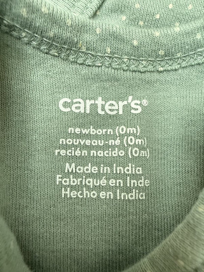 Carter's Green Polka Dot Bodysuit Newborn