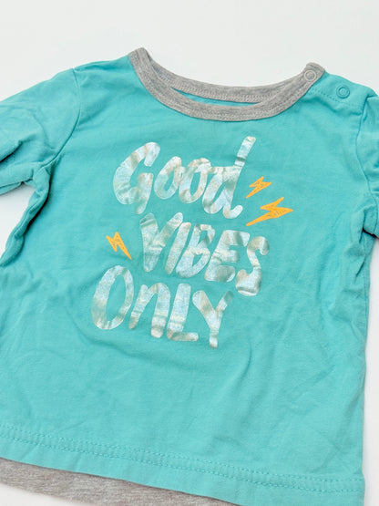 George Baby Good Vibes Only T-Shirt 12-18M