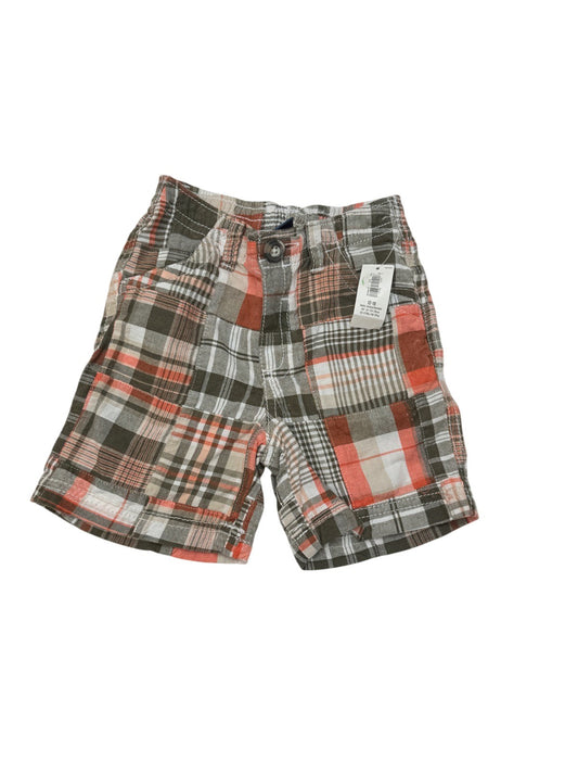 Old Navy Plaid Cargo Shorts 12-18m