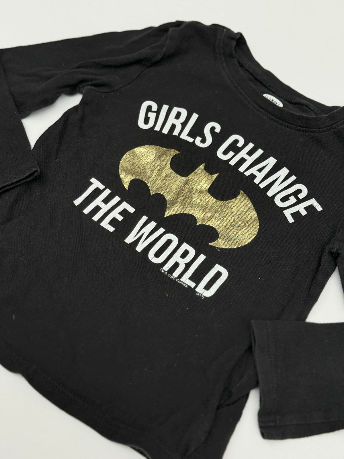 Old Navy DC Batman Girls Change World Tee 2T