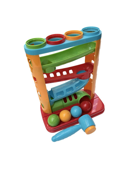 Pound A Ball Roll Tower Toy with Hammer