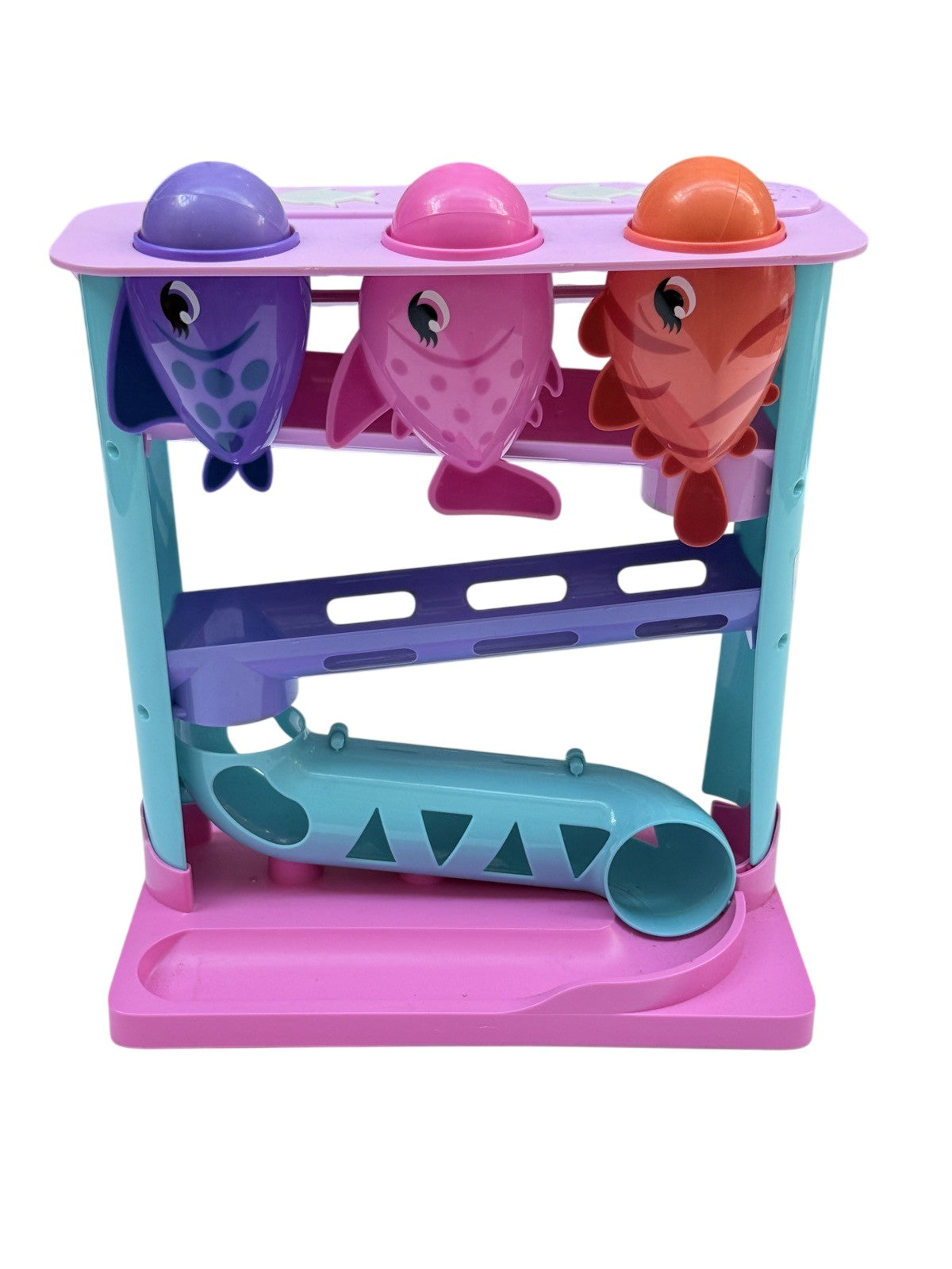 Fish Pop-Up Ball Drop Activity Toy