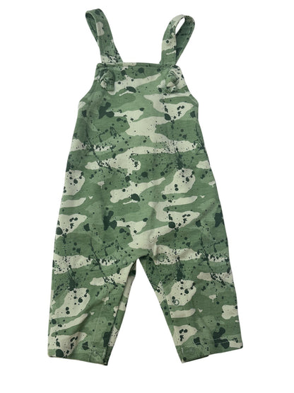 George Camo Splatter Print Overall 3-6M