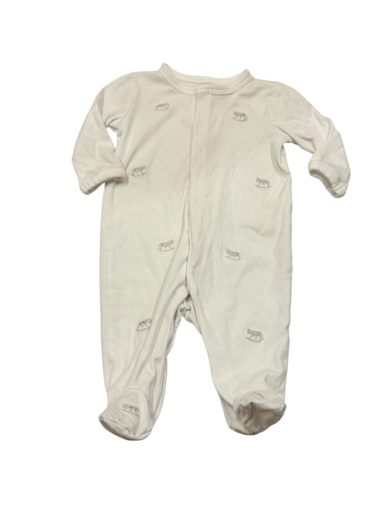 Ralph Lauren Cream Embroidered Sleeper 3M