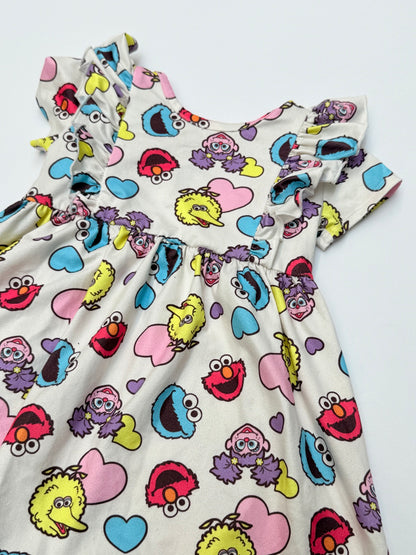 Sesame Street Dress Bloomer Set 18M
