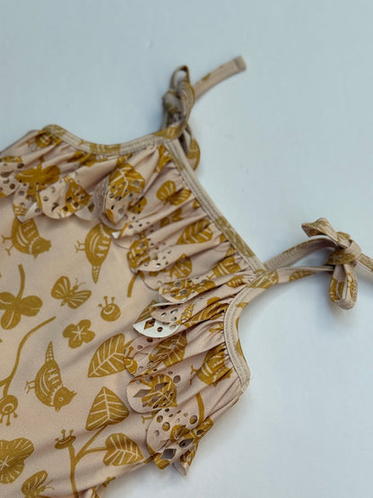 Wilson and Frenchy Floral Ruffle Swimsuit Size 00