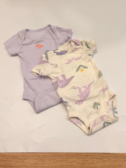 Carter's Dinosaur Bodysuit 2-Pack Size Newborn