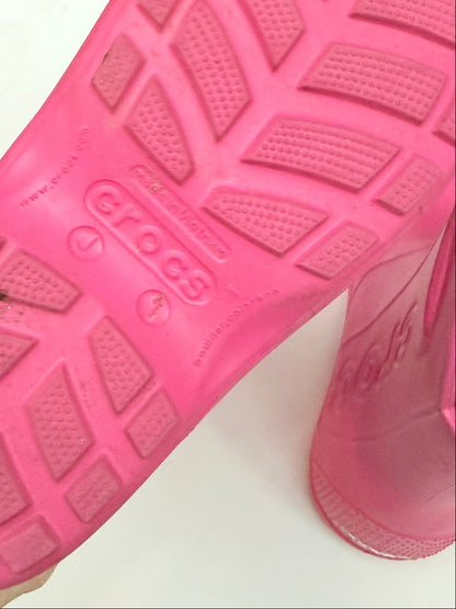 Crocs Handle It Pink Rain Boots
