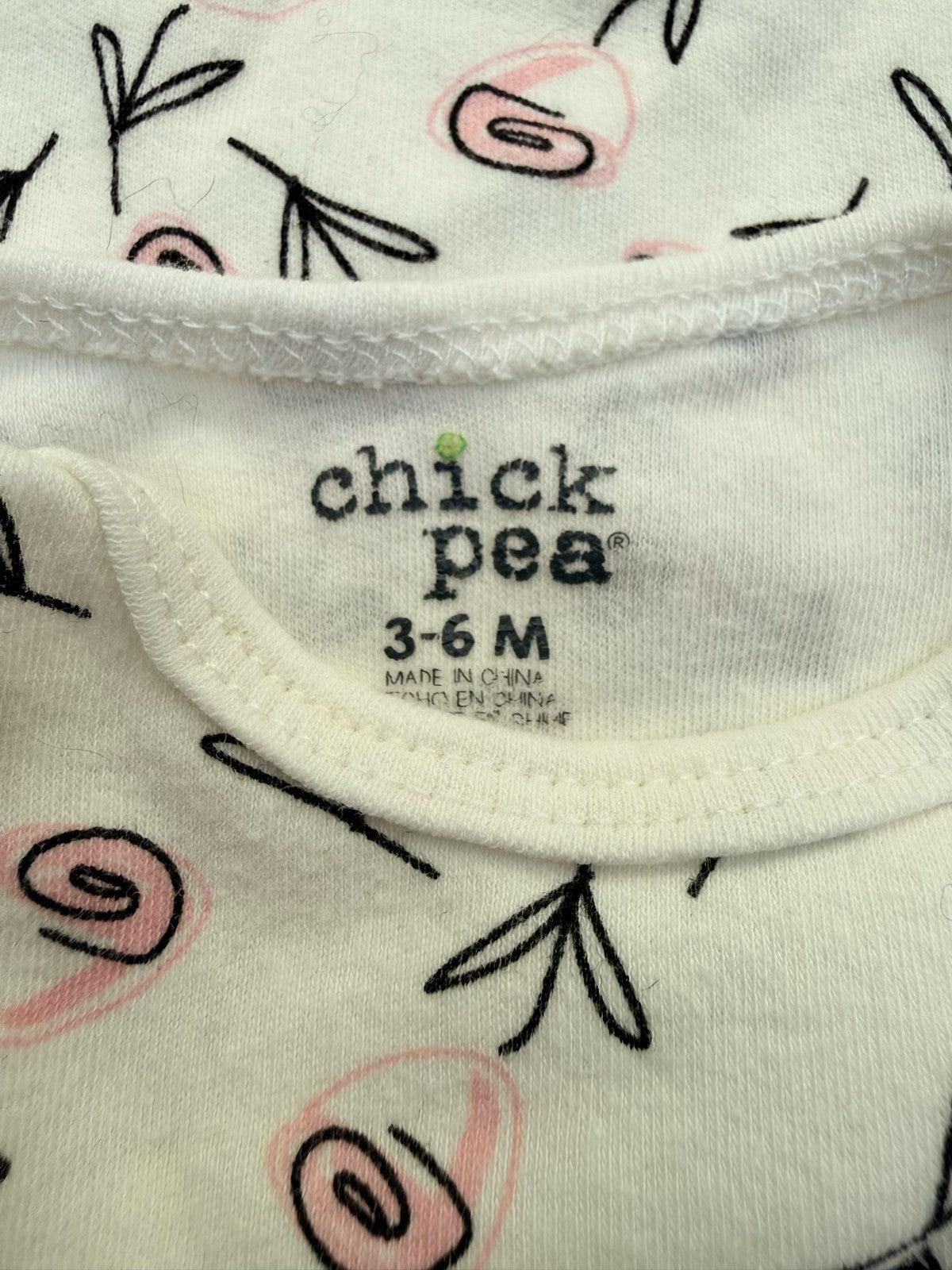 Chick Pea Floral Print Bodysuit 3-6M