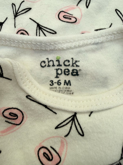 Chick Pea Floral Print Bodysuit 3-6M