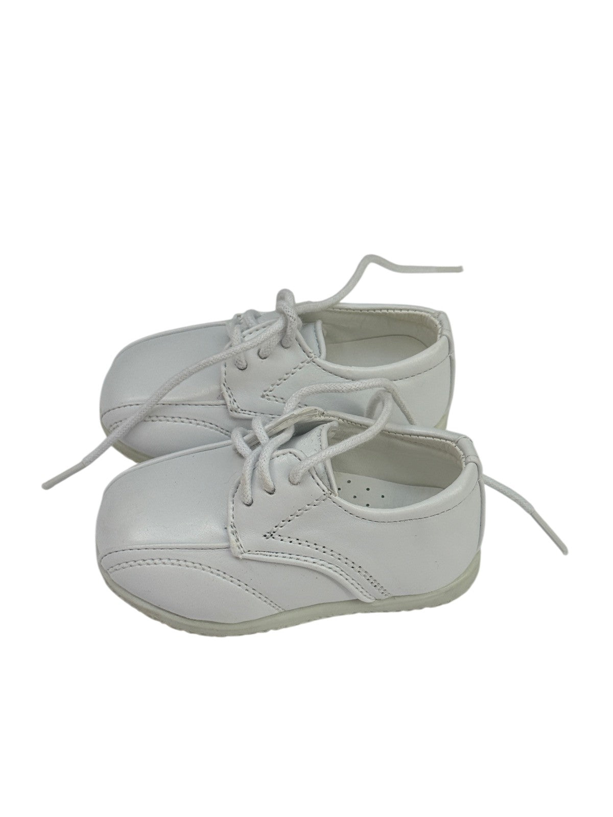 White Leather Baby Oxford Dress Shoes US3 Infant