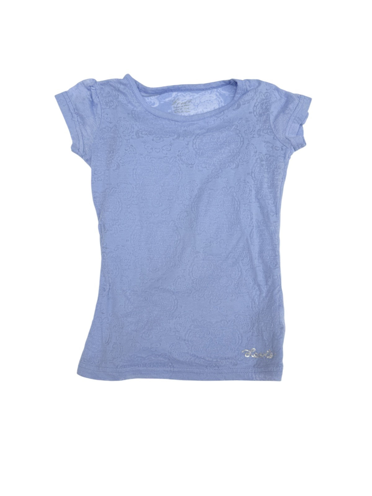 Levi's Girls Lavender Damask T-Shirt Size 6