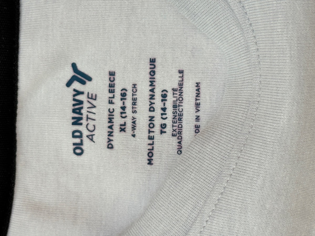 NEW WITH TAGS Old Navy Active Dynamic Fleece Sweatshirt XL