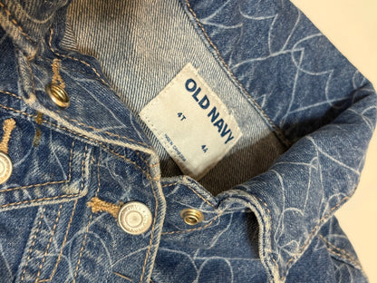 Old Navy Heart Denim Jacket 4T