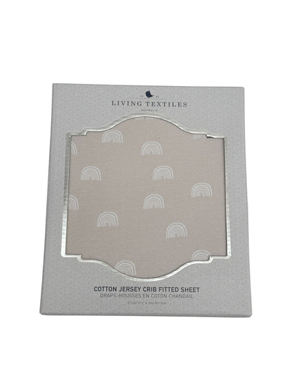 Living Textiles Cotton Jersey Crib Fitted Sheet