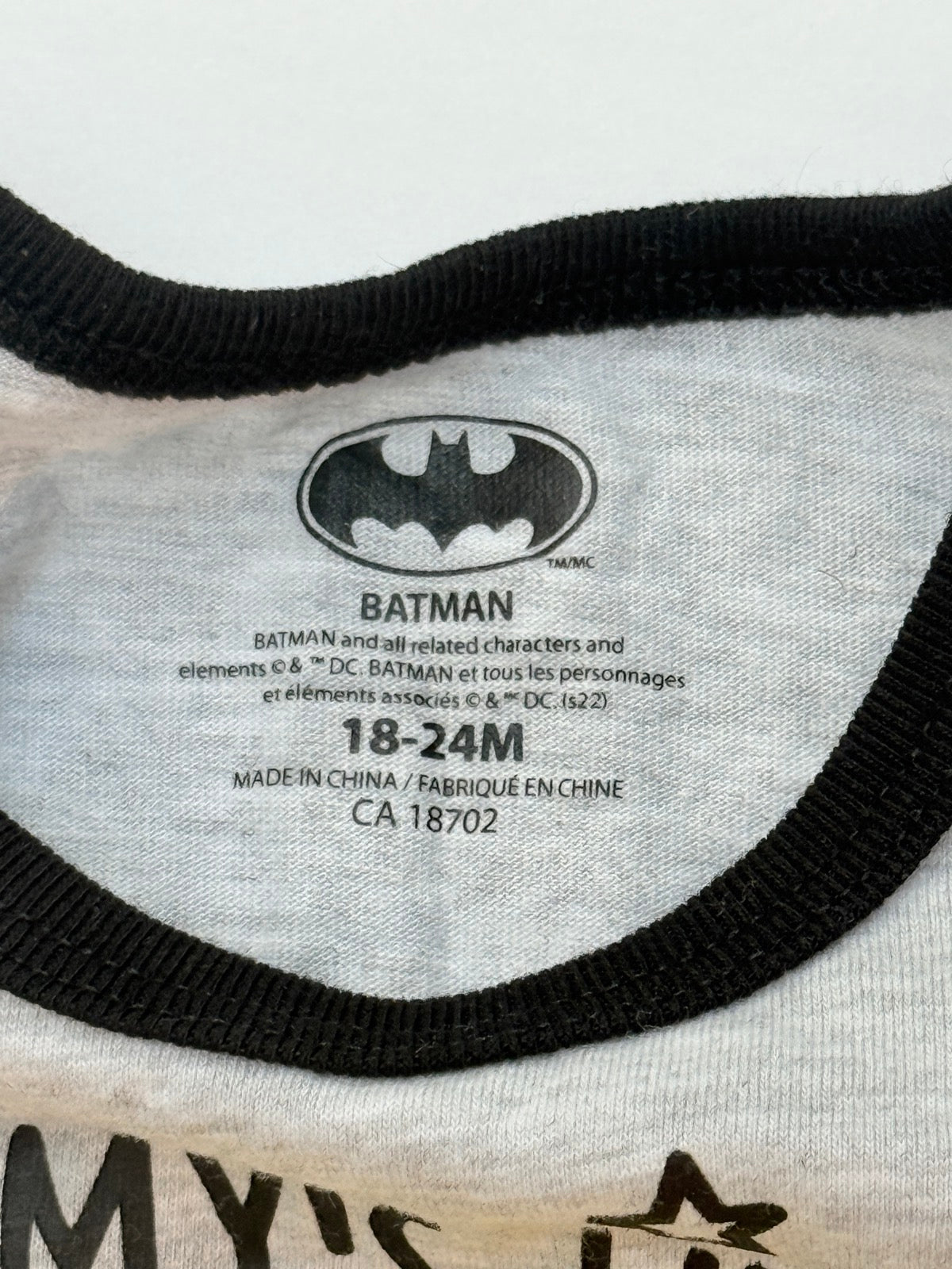 Batman Mommy's Little Hero Bodysuit 18-24M