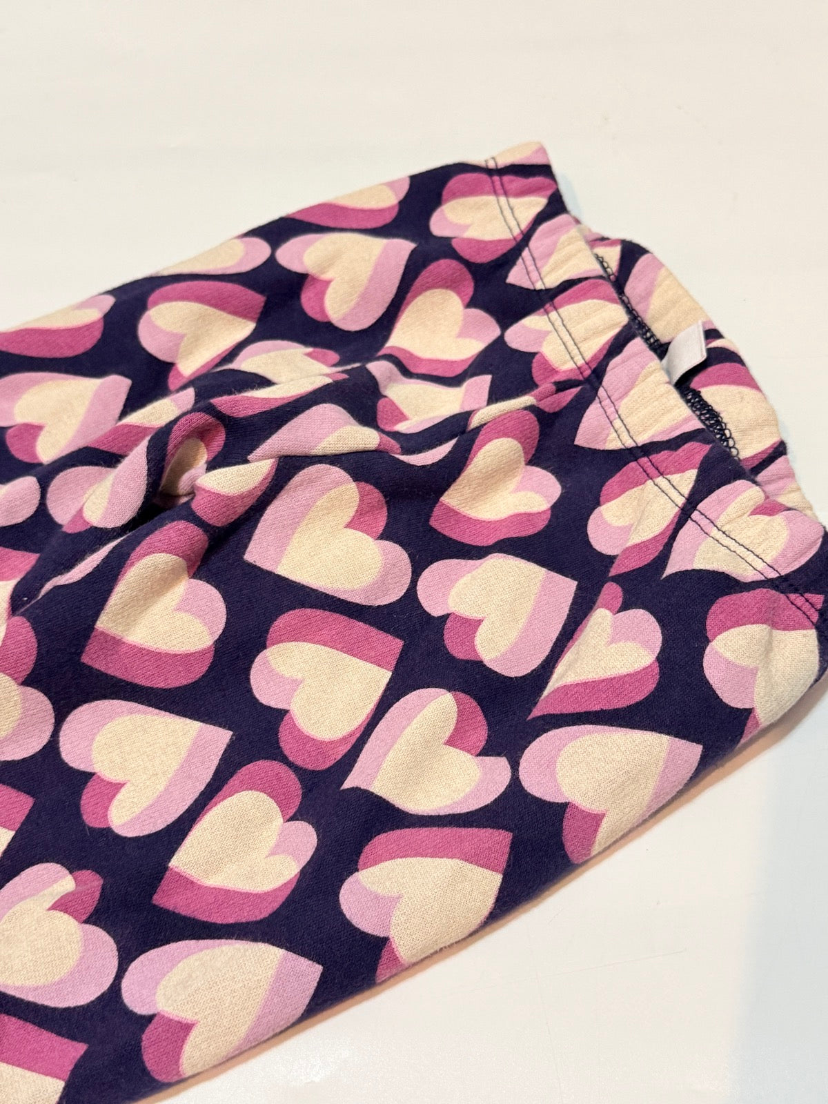 Gap Heart Print Fleece-Lined Leggings 3T