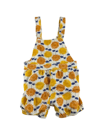 Pekkle Sunflower Print Overalls 18M