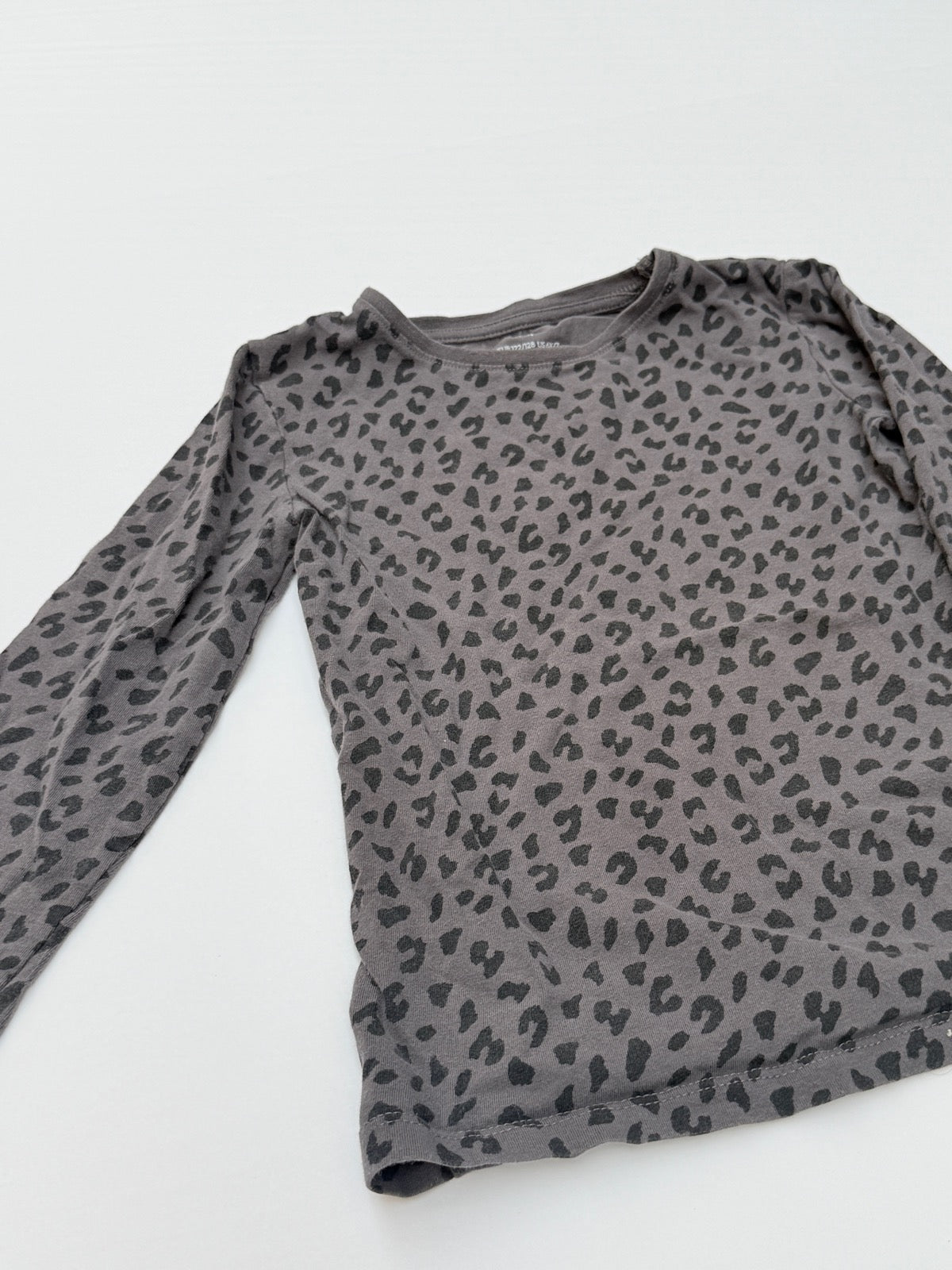 H&M Leopard Print Long Sleeve T-Shirt 6X/7